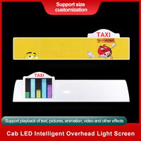Pantalla Publicitaria LED a Todo Color para Techo de Coche con Imanes Potentes para Uso en Exteriores en Centros Comerciales