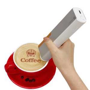 EVEBOT Printpen Stampante per Caffè, Stampante Alimentare, Macchina per Stampa <span class=keywords><strong>su</strong></span> Torte, Penna per Stampa Alimentare Manuale per Caffetterie - Product Image 1