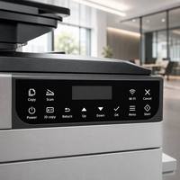 Panneaux tactiles en acrylique personnalisés OEM de différentes tailles et formes avec claviers à membrane adaptés aux équipements de bureau
