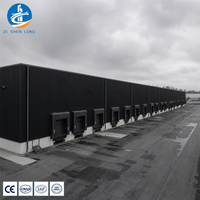 Centre de distribution logistique en structure métallique préfabriquée, système de charpente soudée, support d'installation à l'étranger