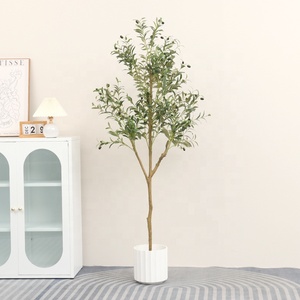 Arbre d'<span class=keywords><strong>olivier</strong></span> artificiel de style européen, décoration nordique pour la maison, design esthétique minimaliste, grand bonsaï artificiel - Product Image 2