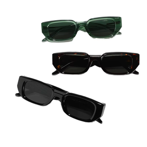 Kính sang trọng nhỏ PC Khung kính mát 2026 Kính mát thời trang người đàn ông da đen <span class=keywords><strong>New</strong></span> modern Kính mát vuông - Product Image 1