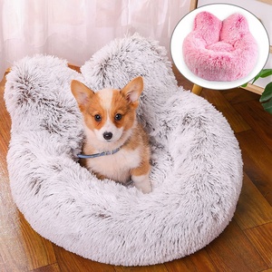 Cojín de sofá de felpa suave de nuevo estilo al por mayor de fábrica lindo nido elegante comodidad acogedora cama de perro y gato con orejas - Product Image 1