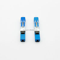 Produit breveté Connecteur rapide à fibre optique 52mm à faible perte d'insertion de qualité télécom SC APC SC UPC pour FTTH