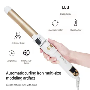 360 Magic Auto Rotating Curling Iron Wave Hair Curler Roller 28mm Barrel Ceramic Automatic Hair Curler