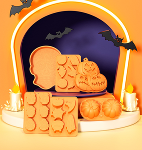 Molde de Silicona para Hornear con Temática de <span class=keywords><strong>Halloween</strong></span>, Molde para Pastel de Calabaza y Calavera, para Chocolate, Mousse, Jabón y Repostería - Product Image 5