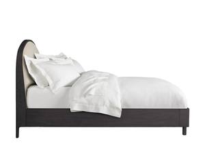 American Style Handmade Double Solid Wood Queen King <b>Bed</b> <b>Frame</b> with Soft Upholstered Headboard - Product Image 4
