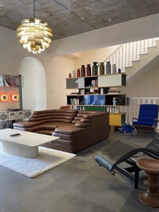 Canapé italien en cuir <span class=keywords><strong>de</strong></span> luxe moderne minimaliste haut <span class=keywords><strong>de</strong></span> gamme Villa salon Art terrasse créative canapé combiné en forme spéciale - Product Image 6