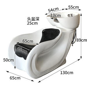 Thick <b>Synthetic</b> <b>Leather</b> Contemporary Cushion Shampoo Chair for Salon Barber Shop Dining Park Exterior Use - Product Image 6