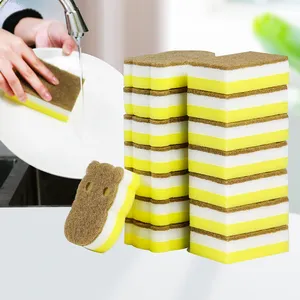 High Quality Kitchen Household Cleaning Super Absorbent Three-layer Filtering Scourer Sponge Scrubber Thickened Cleaning Sponge