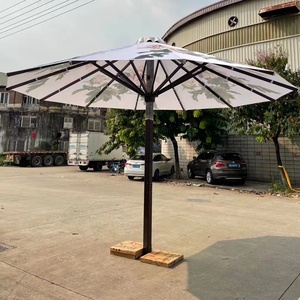 Sombrilla de Jardín para Exteriores, Parasol para Cafetería, Restaurante, Sombrillas <span class=keywords><strong>Gastro</strong></span>, Parasol con Manivela - Product Image 4