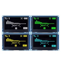 Módulo de Pantalla LCD OLED de 2.4/2.42 Pulgadas, 128x64, Marca CHY, Personalizable, SSD1309, Interfaz Serial IIC/I2C/SPI de 4 Pines, D659