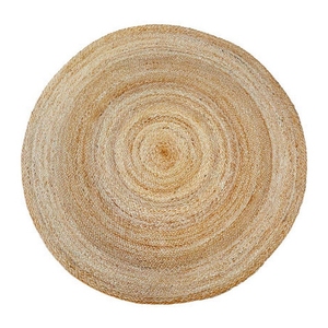 <span class=keywords><strong>Tappeto</strong></span> in Iuta Naturale <span class=keywords><strong>Marrone</strong></span>, Tappeti Rotondi Intrecciati in Iuta - Product Image 1