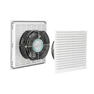 Fan ile IP54 55 ffu elektrik dolabı havalandırma soğutma filtresi