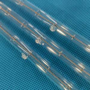 Radiatore a infrarossi per serigrafia a tubo singolo di luce al quarzo lampadina alogena 1000W a onde corte lampada di riscaldamento a infrarossi - Product Image 4