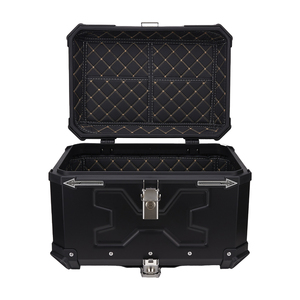 Motorcycle Large-Capacity Aluminum Tail Box Waterproof Safe Anti-Theft Lock Motorcycle Rear Box