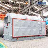 Chaudière à vapeur horizontale industrielle automatique à tubes de fumée DZH à faible pression, à économie d'énergie, pour biomasse, 1T, 2T, 3T, 4T