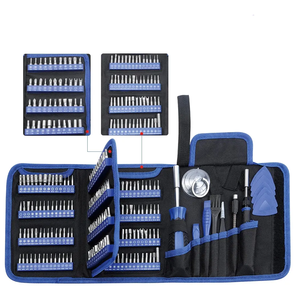 HONGYI 124 In 1 Best Magnetic Electronics Repair Tool Set Phone Repair Kit Professional Repair Screw Driver Screwdriver Set