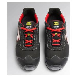 Diadora รองเท้าเซฟตี้แบบตัดต่ำ701.181226-C1462/46, รองเท้าเซฟตี้เครื่องยนต์ฉลาม S3S ต่ำ Fo SR ESD สีดำ/ แดง - Product Image 2