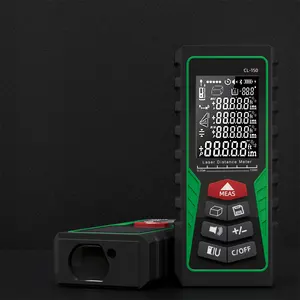 Laser pengukur jarak sinar hijau 100m, alat ukur jarak Laser Rangefinder dengan Bluetooth yang dapat diisi ulang harga pabrik