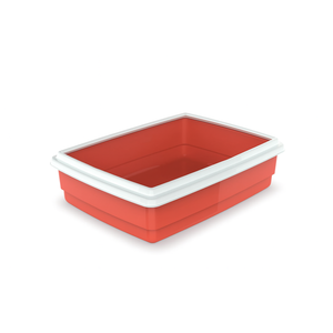 Caja de Arena para Gatos de Plástico Premium, Fácil de Lavar, Fabricada en Italia, con Herramientas - Product Image 1