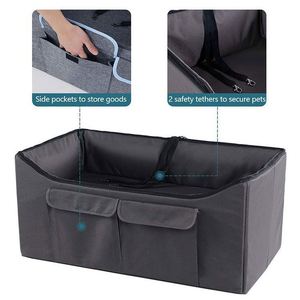 Siège auto pour chien BSCI Factory Puppy, version améliorée, siège rehausseur portable de luxe pour animaux de compagnie avec laisse de sécurité à clipser - Product Image 5