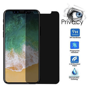 <span class=keywords><strong>Protection</strong></span> d'écran en <span class=keywords><strong>verre</strong></span> trempé ultra-fin de qualité supérieure avec logo personnalisé, dureté 9H, anti-espionnage, anti-traces de doigts, anti-rayures - Product Image 1