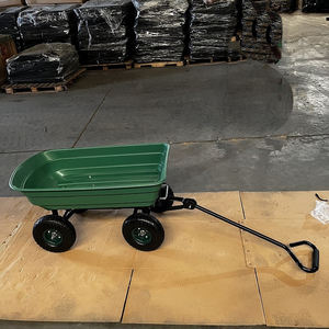 מגש פלסטיק גינה עגלת כלי העגלה חקלאות בנייה תחבורה ציוד פלדה מריצה - Product Image 3