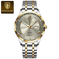Nouveau verre 978 montre de luxe affaires étanche mâle horloge hommes montre lumineuse Date en acier inoxydable carré horloge à Quartz