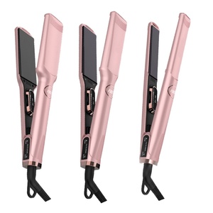 Plancha de Pelo 2 en 1, Cepillo Alisador y Rizador de Pelo, Dispositivo de Alisado de Pelo de Titanio - Product Image 1