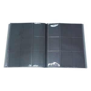 Album classeur en tissu blanc populaire avec logo sérigraphié, 9 pochettes, compatible avec les cartes standard pour collection de cartes, marque Bowen, 30,6x25x2,5cm - Product Image 3