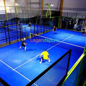 Legendsports ชุดจีนโรงงาน100X100X3Mm,ชุดเต็มที่มีเสา Padel Court - Product Image 3