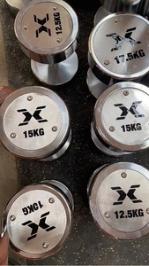 Hot Selling Steel <strong>Small</strong> Electroplated Barbell <strong>Weight</strong> Lifting Free <strong>Weights</strong> 20kg Training Grip Plate - Product Image 5