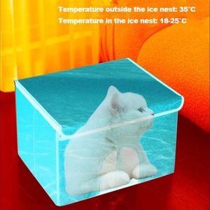 Caja de refrigeración para animales Caja térmica aislada Solución de refrigeración de verano Almacenamiento de cofre de hielo para animales con paquetes de hielo - Product Image 6