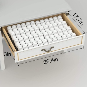 Đen Acrylic mở rộng gia vị giá khay cho nhà bếp ngăn kéo Rack hiển thị cho tổ chức của bạn gia vị - Product Image 6