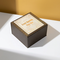 Boîte rigide magnétique pour parfums du fabricant d'origine avec mousse EVA, design d'emballage pour flacons d'huile de parfum Oud de 1,7 oz et 3,4 oz