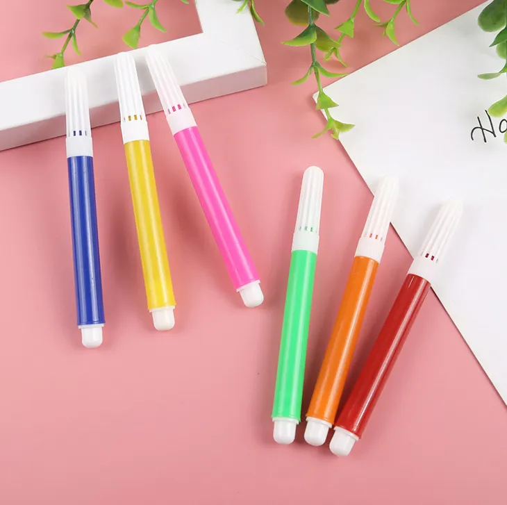 wholesale edible non toxic marker promotion kids gift crafts 4 all mini size coloring washable art book marker pen set