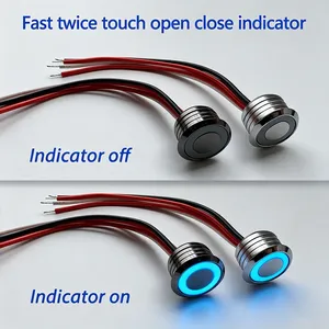 12V 24V 스마트 터치 센서 스위치 디머 컨트롤러 (LED 조명 스트립 캐비닛 옷장 조명용) - Product Image 2