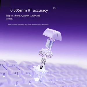 Teclado GravaStar Mercury V75 Pro HE - Teclado para juegos con diseño del 75%, interruptores magnéticos de efecto Hall, solo cableado, intercambiable en caliente - Product Image 3
