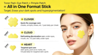 Nouveau Patch Éclaircissant OEM au Glutathion pour une Peau Parfaite, Élimine les Taches de Rousseur, les Cicatrices d'Acné et la Pigmentation, Hydrate et Unifie le Teint