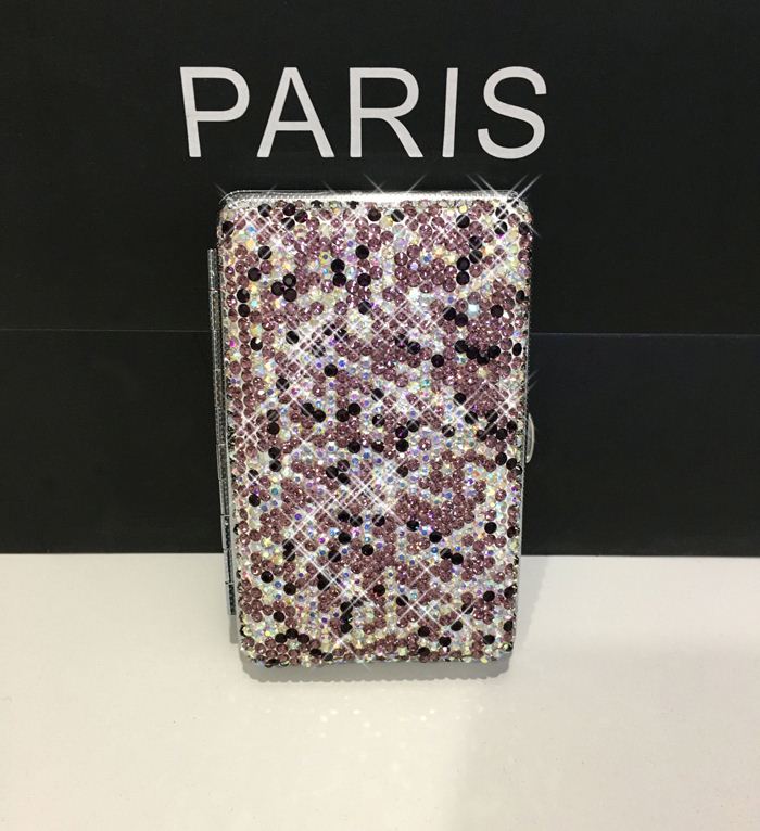 EA022 Luxury Glitter Bling Ladies Crystal Rhinestone Case