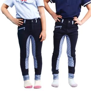 <b>Equestrian</b> Full Seat Silicone Grip Riding Performance Kids Breeches Skid Proof Horse Riding Competition Jodphur - Product Image 1