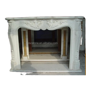 Accessoires de Hall de cheminée en marbre électrique, faux flamme - Product Image 1