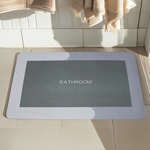 Uso domestico diatomee fango tappetini ad asciugatura rapida cucina bagno porta del bagno tappetino antibatterico vasca da bagno tappetini - Product Image 3
