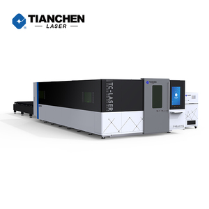 Découpeuse <span class=keywords><strong>laser</strong></span> à fibre CNC de haute qualité pour tôles d'acier et métaux - Product Image 1