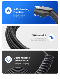 Nouveau câble de charge pour véhicule électrique de type 2 de 3,6 kW, 16 A, monophasé, 23 pieds, chargeur de voiture électrique portable, haute qualité, logo personnalisé OEM/ODM Daoyu - Product Image 6