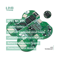 Amplificateur électronique 4 cordes Circuit intégré Plaque de protection 4 S 6A 10A 12.8V BMS Lifepo4 PCB & PCBA Products