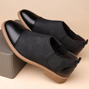 Chaussures en cuir confortables et légères pour hommes, style coréen, grande taille, formelles et décontractées, tendance 2026 - Product Image 4