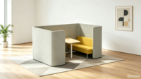 Cabines de bureau privées sur mesure Uispair, mobilier de bureau modulaire moderne OEM, poste de travail insonorisé, cloison de bureau.