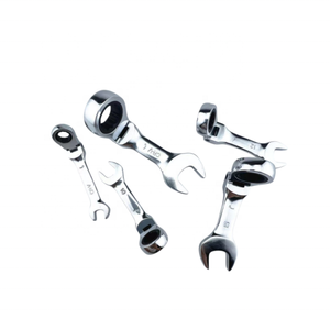 Llave de trinquete mini de cabeza flexible de 6-19 mm, 72 dientes, 5. Espejo Giratorio Pulido para Reparación de Automóviles en Espacios Reducidos - Product Image 5